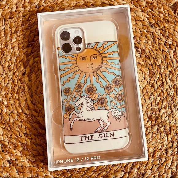 Urban Outfitters Other - NEW! URBAN OUTFITTERS iPhone 12 - 12 PRO Phone Case Tarot Sun Moon